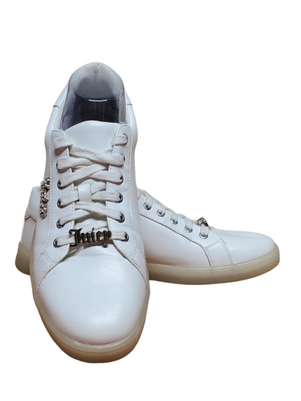 Juicy Couture Women's White Low-Top Sneakers Size 10